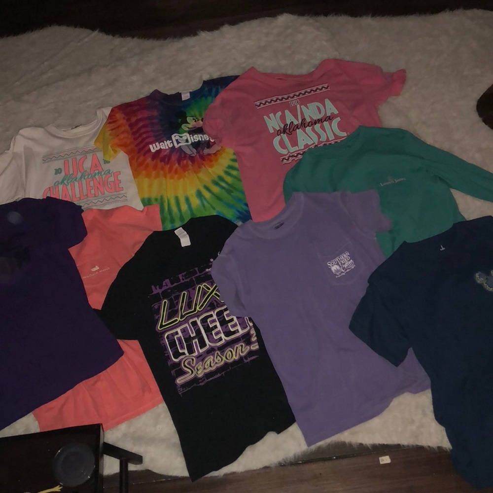 preppy cheer tshirt